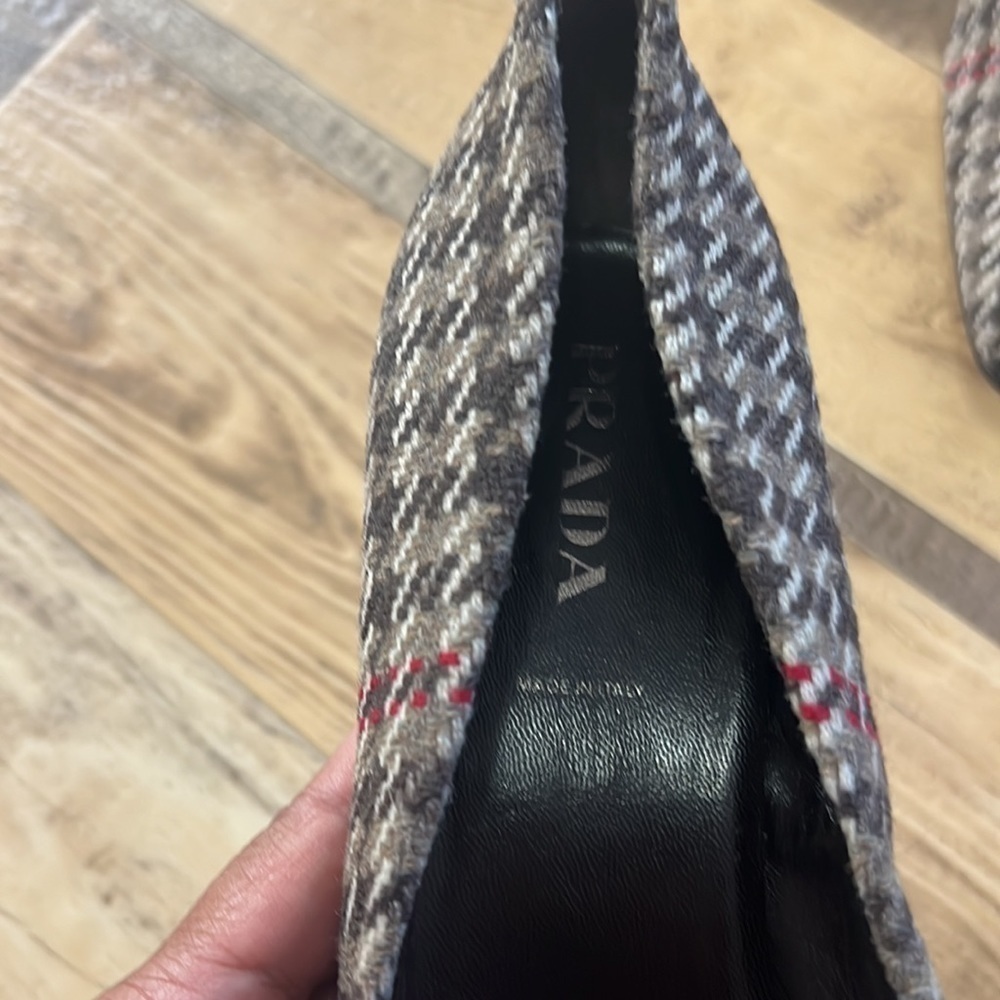 PRADA TWEED HEELS size 39.5 - Picture 5 of 10